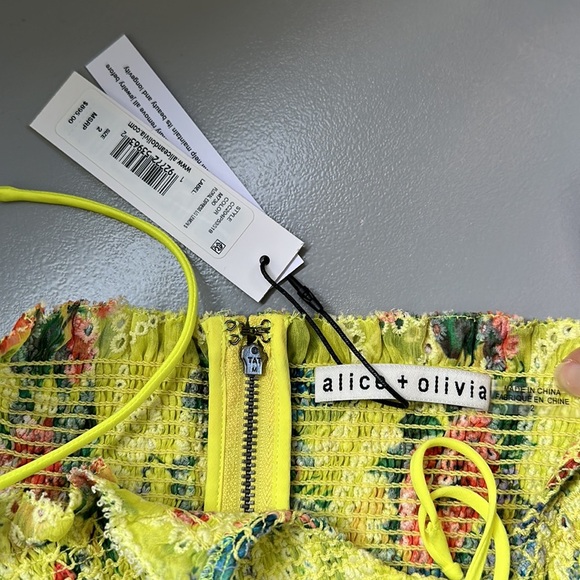 Alice + Olivia Jocelyn Tiered Ruffle Maxi Dress - 2 - Picture 9 of 9